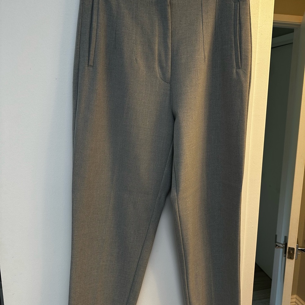 Gray Tailored Trousers - Zara